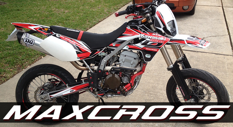 KAWASAKI KLX250SR KLX250D-TRACKER 2004-2007' SPORT STYLE